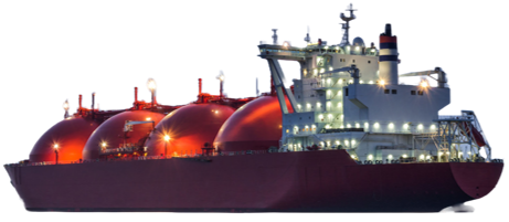 lng in a ship