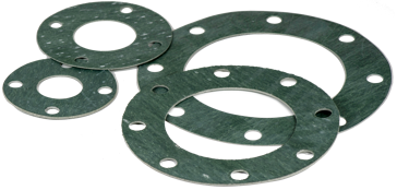 green round gasket rings with holes